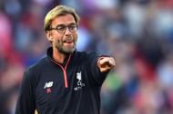 LIVERPOOL, ENGLAND - SEPTEMBER 10:  Jurgen Klopp, Manager of Liverpool gives his team instructions during the warm up during the Premier League match between Liverpool and Leicester City at Anfield on September 10, 2016 in Liverpool, England.  (Photo by Michael Regan/Getty Images)